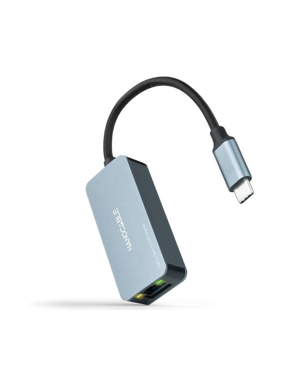 Adaptador USB Tipo-C - RJ45 Nanocable 10.03.0410/ 2500Mbps