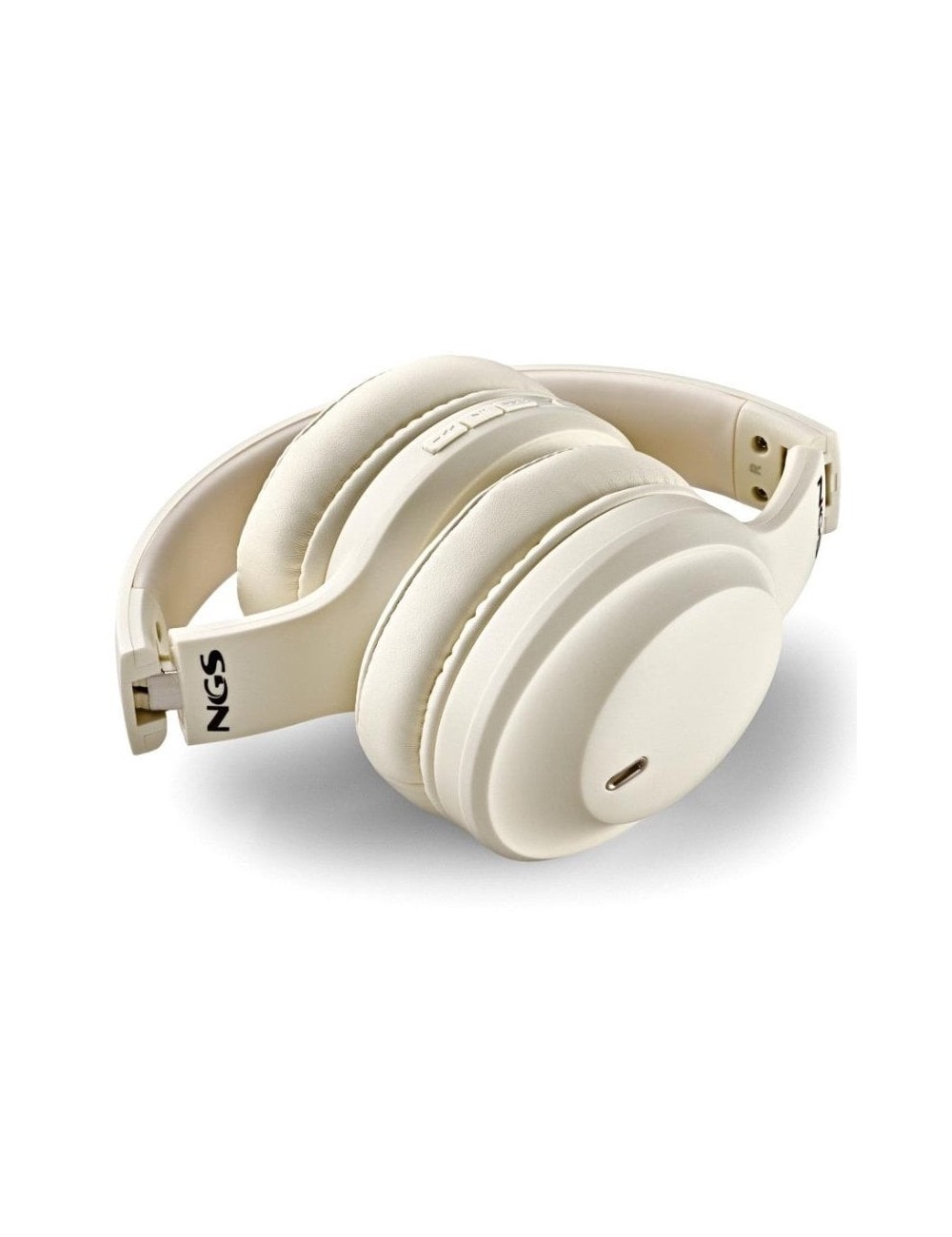 Auriculares Inalámbricos NGS Artica Glacier/ con Micrófono/ Bluetooth/ Beiges