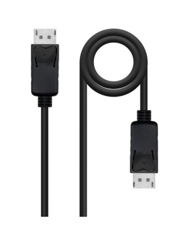 Cable DisplayPort Nanocable 10.15.2702/ DisplayPort Macho - DisplayPort Macho/ 2m/ Negro