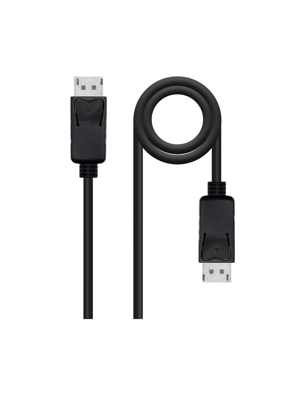 Cable DisplayPort Nanocable 10.15.2702/ DisplayPort Macho - DisplayPort Macho/ 2m/ Negro
