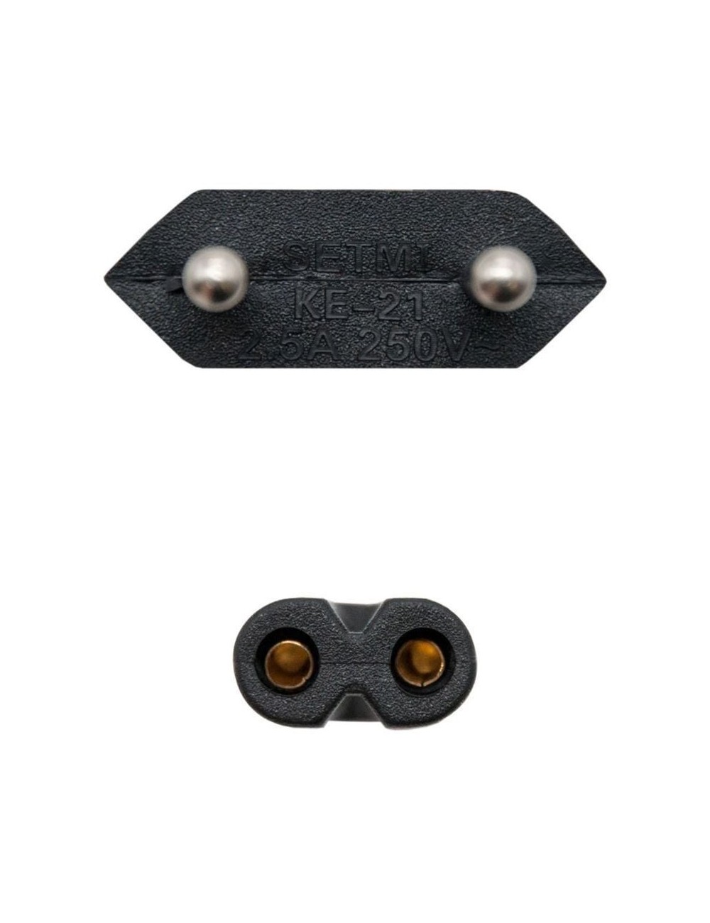 Cable Alimentación Forma 8 Nanocable 10.22.0402-L200/ CEE7/16 Macho - C7 Hembra/ 2m/ Negro