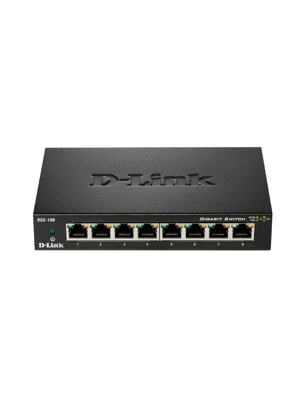 Switch D-Link DGS-108 8 Puertos/ RJ-45 10/100/1000
