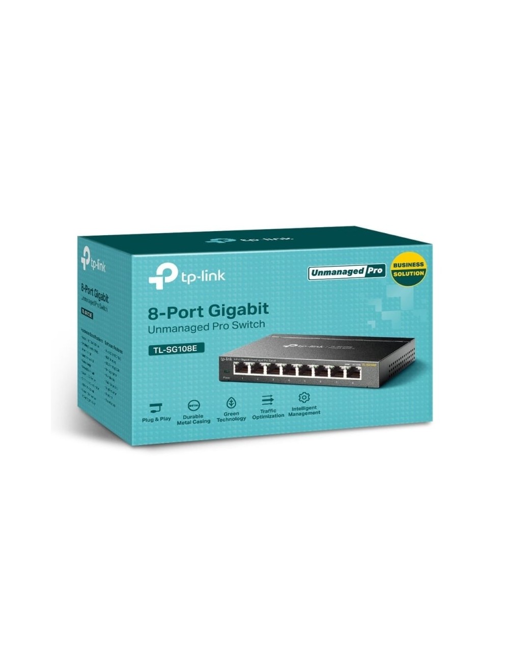 Switch TP-Link Easy Smart TL-SG108E 8 Puertos/ RJ-45 10/100/1000