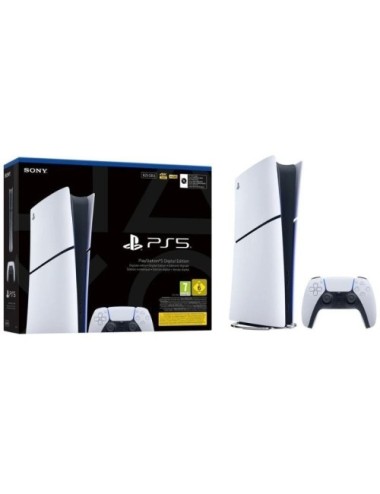 Consola Sony Playstation 5 - PS5 Slim Digital 825GB/ Incluye Mando Dual Sense/ Chassis E