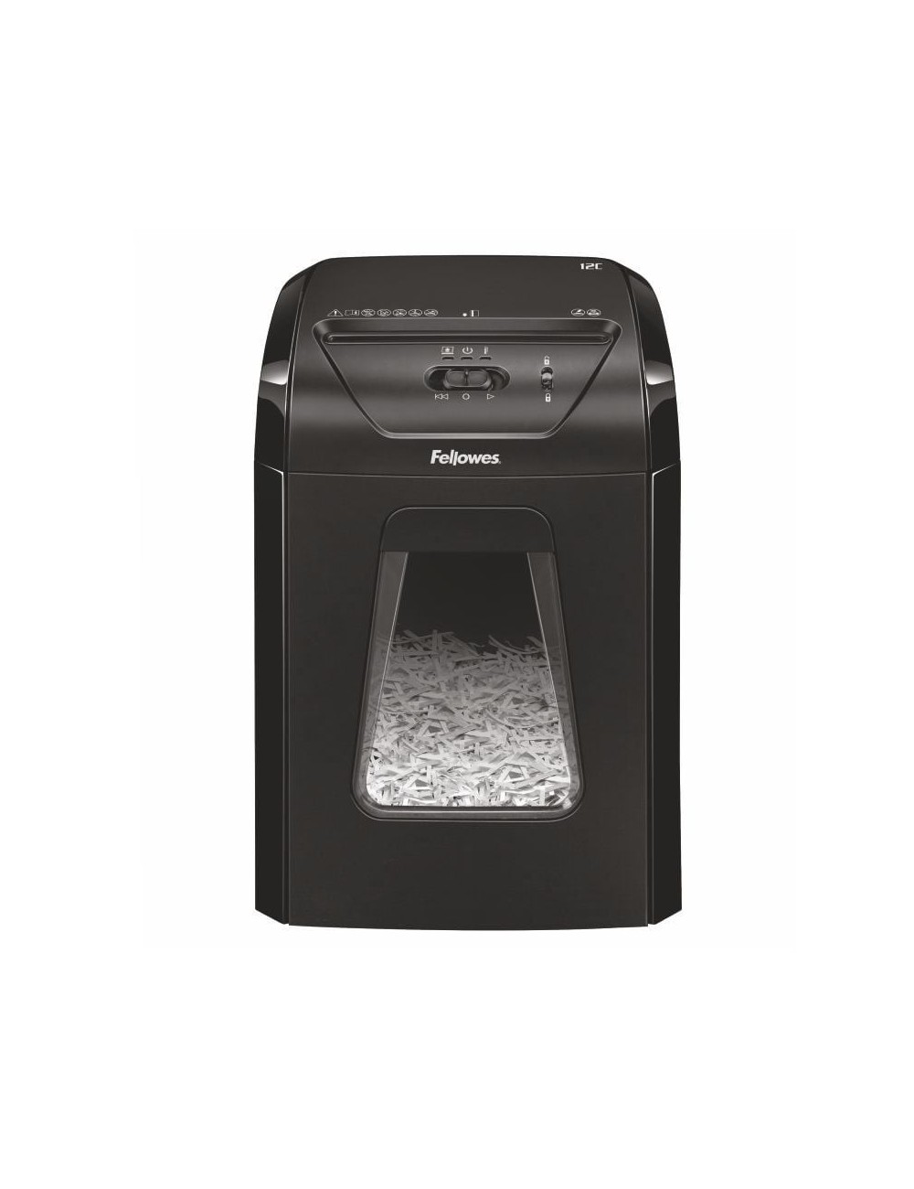 Destructora Fellowes 12C/ Corte en Partículas de 4 x 40mm/ Negra