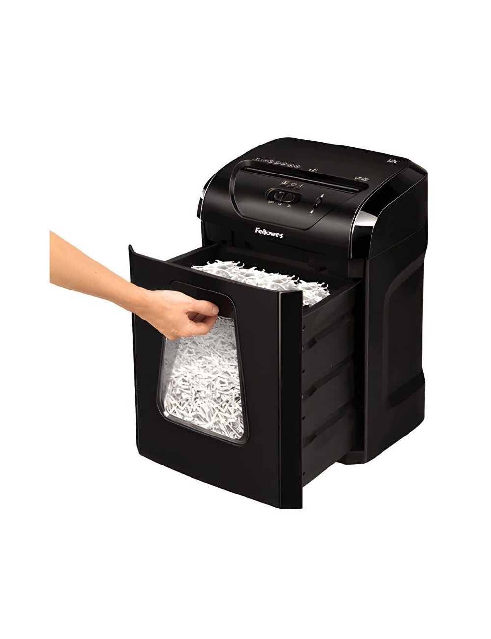 Destructora Fellowes 12C/ Corte en Partículas de 4 x 40mm/ Negra