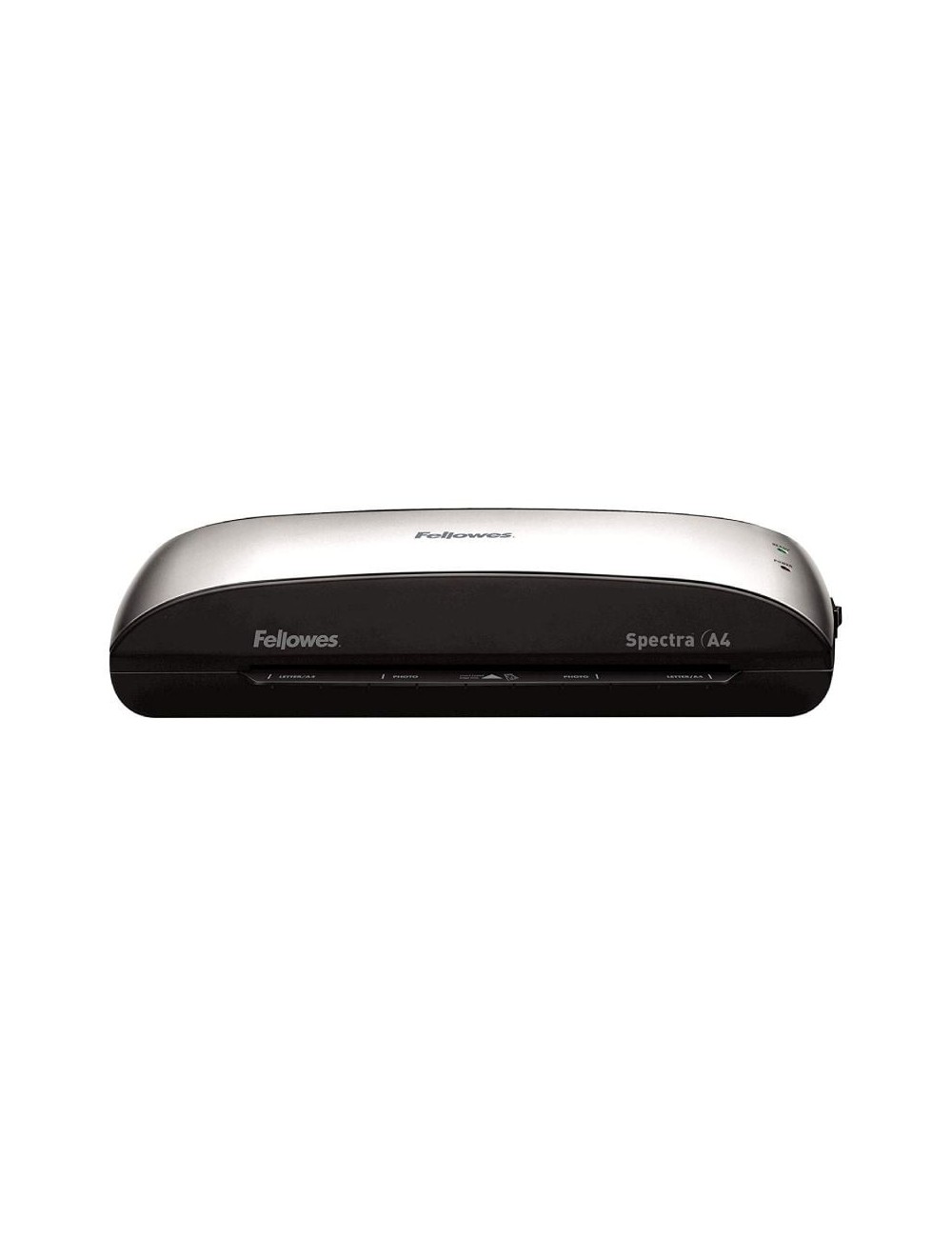 Plastificadora Fellowes Spectra A4/ hasta A4 y 125 Micras/ Negra y Gris