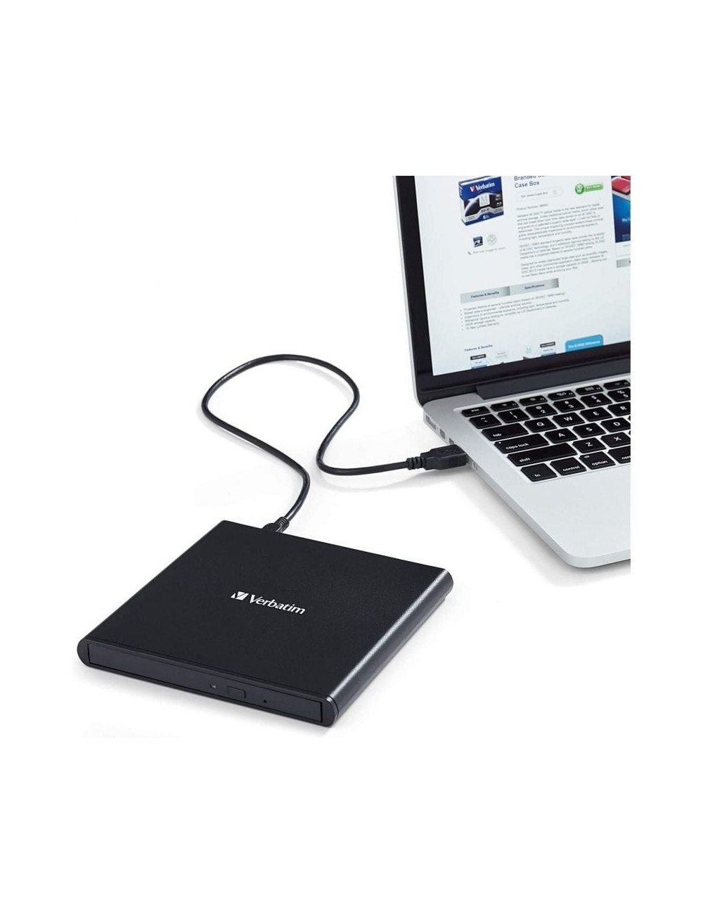 Grabadora Externa CD/DVD Verbatim 53504