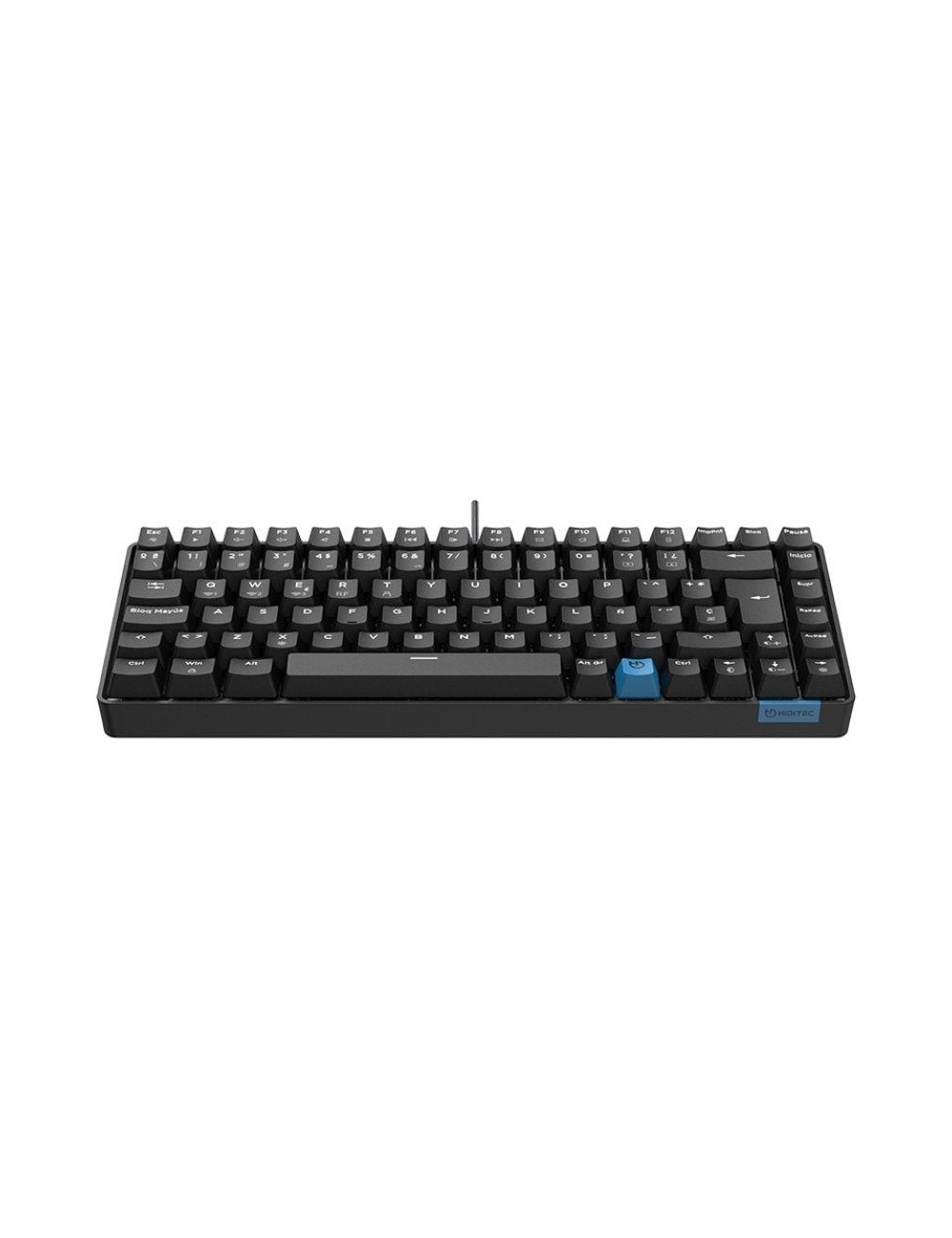 Teclado Gaming Mecánico Inalámbrico Hiditec GM1K/ Hot-Swap switch Gateron Red