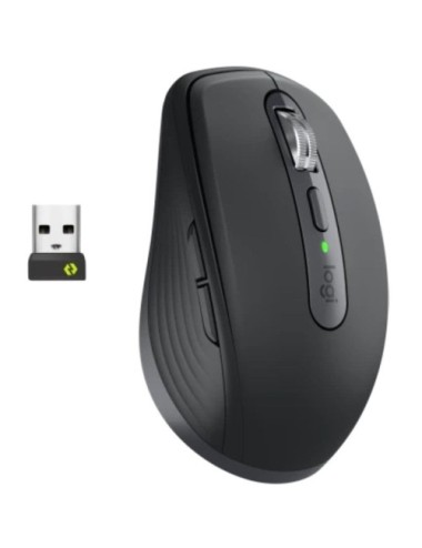 Ratón Inalámbrico Logitech MX Anywhere 3S For Business/ Batería recargable/ Hasta 8000 DPI/ Grafito