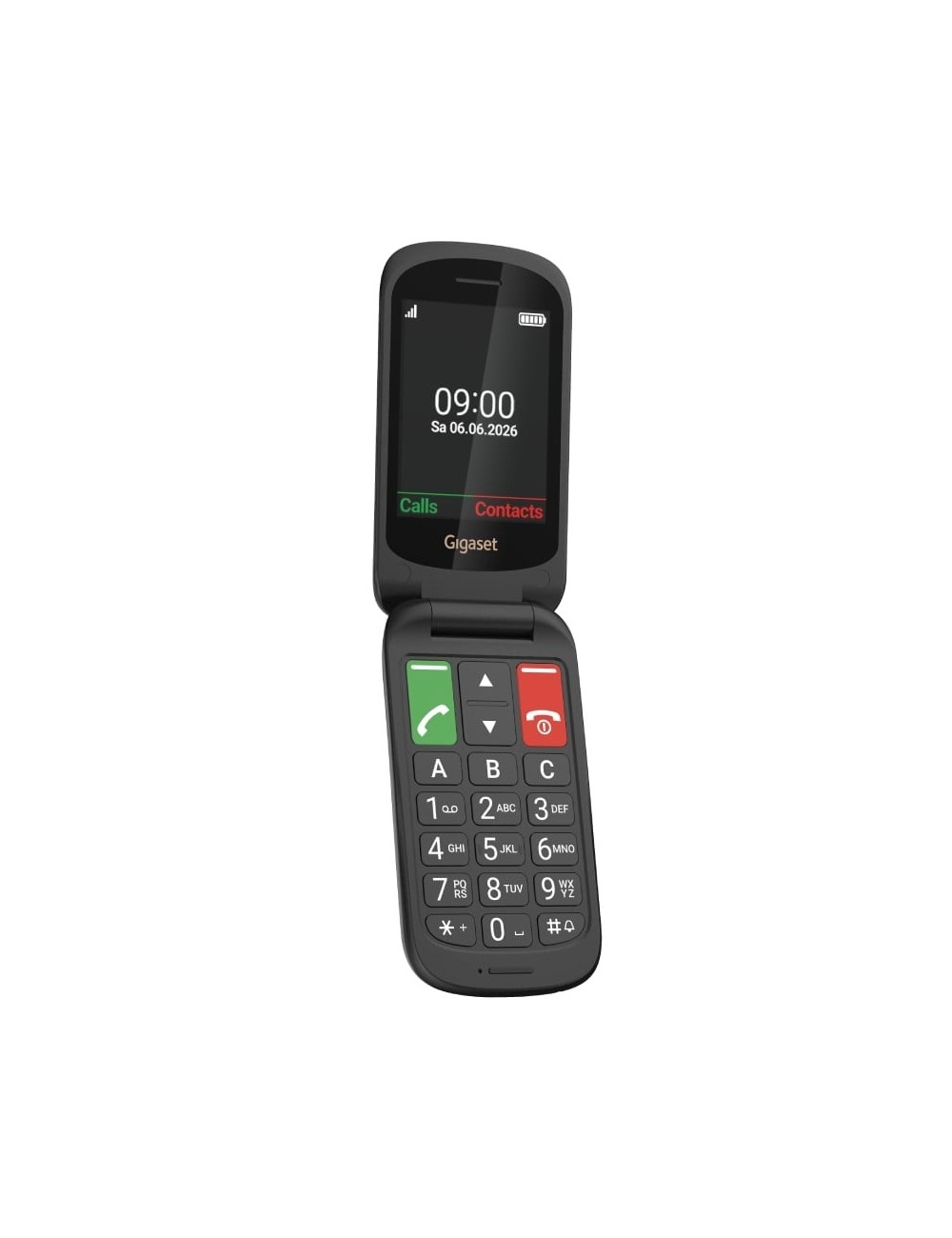 Teléfono Móvil Gigaset GL40 para Personas Mayores/ 4G/ Negro