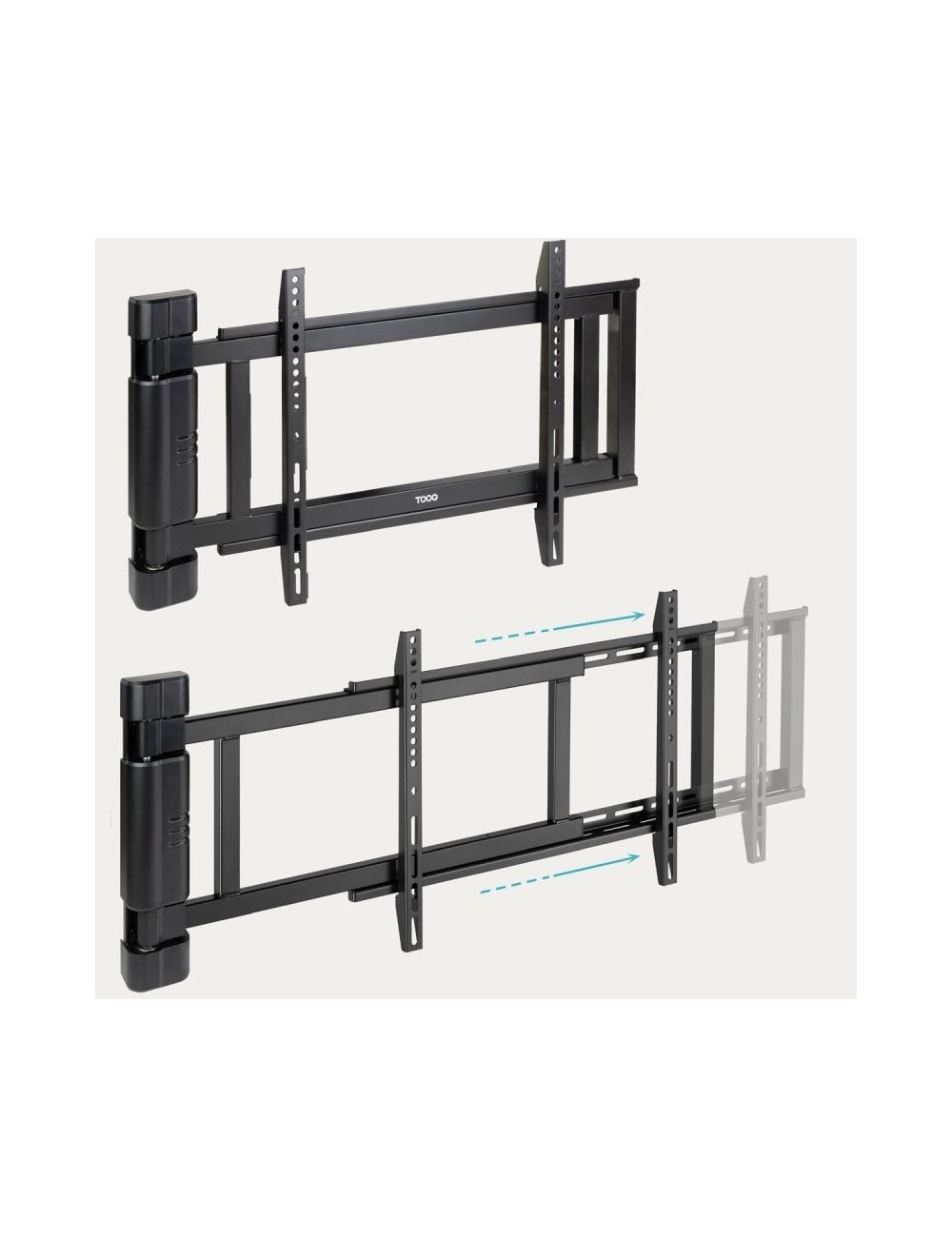 Soporte de Pared Eléctrico Giratorio TooQ LPM4381XL-B para TV de 32-75'/ hasta 50kg
