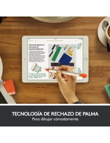 Lápiz Electrónico Logitech Crayon para iPad/ Naranja