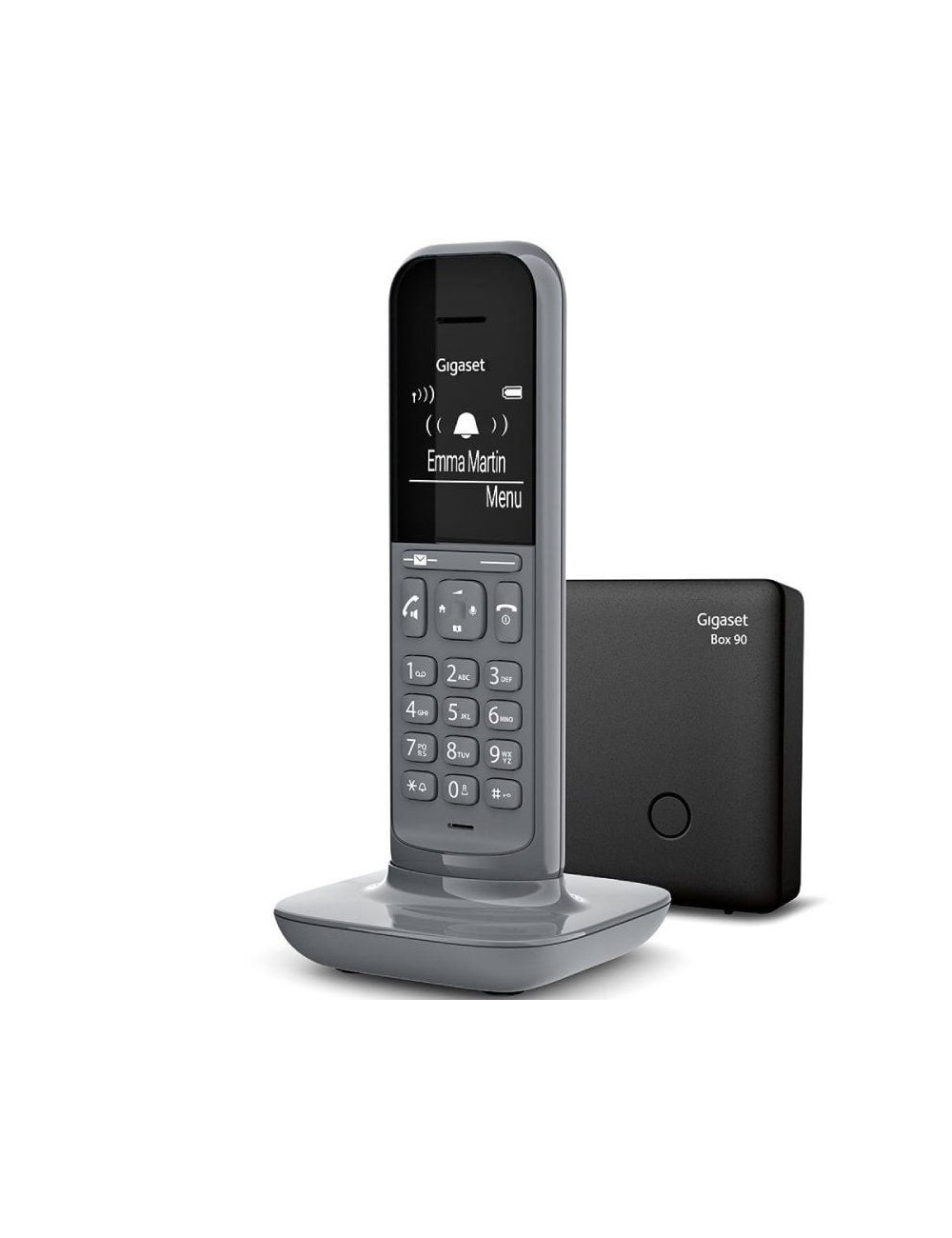 Teléfono Inalámbrico Gigaset CL390/ Pack DUO/ Gris