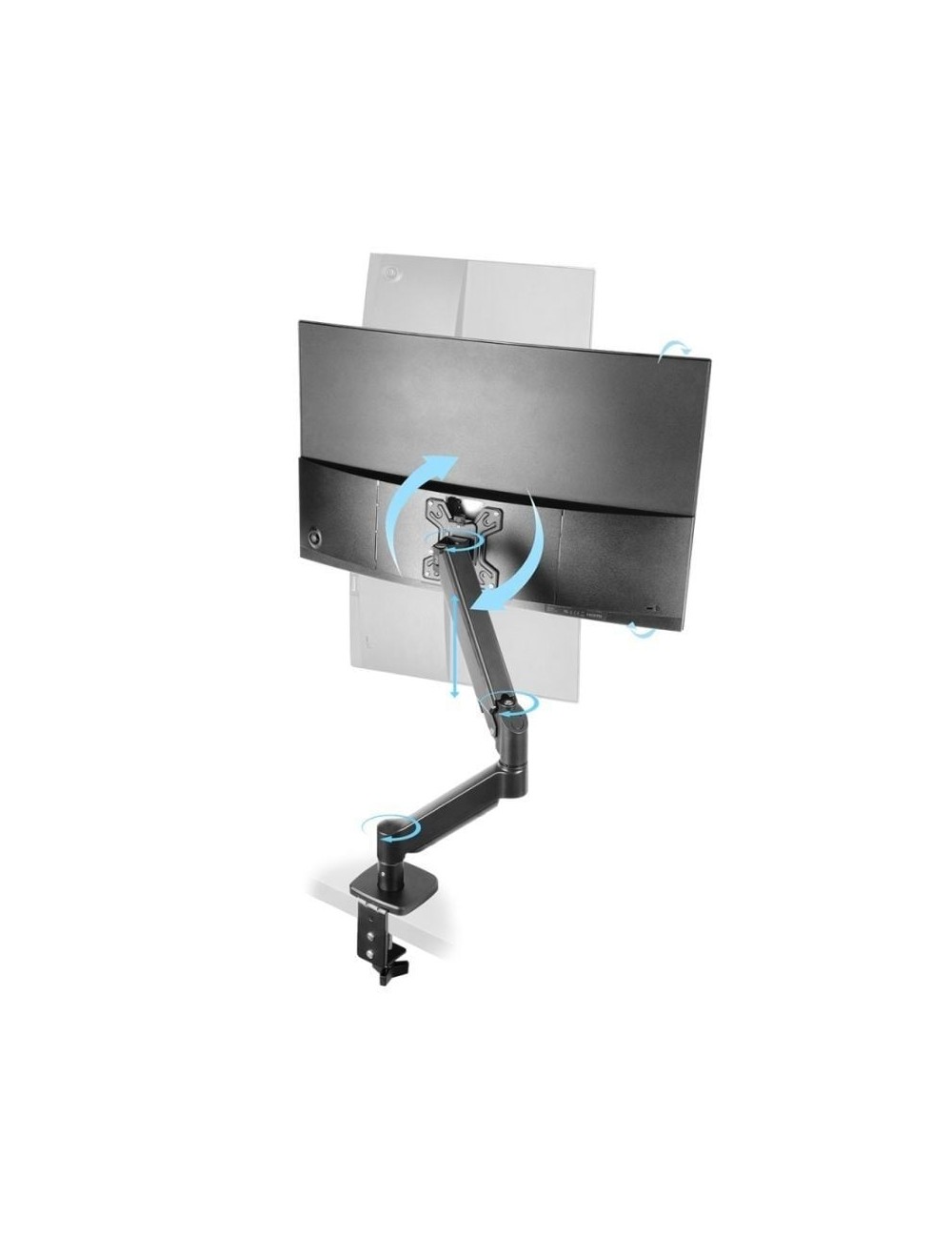 Soporte de Mesa Monitor Mars Gaming MARM-PRO1/ Giratorio/ Inclinable/ Rotatorio/ hasta 10kg