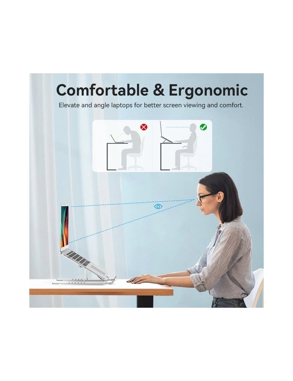 Soporte Vention KDMI0 para Portátil/Tablet hasta 17'