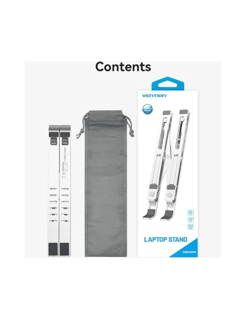 Soporte Vention KDMI0 para Portátil/Tablet hasta 17'