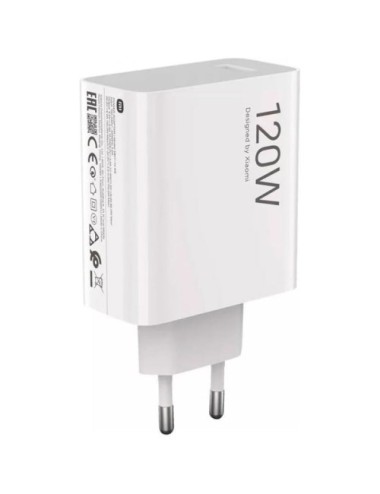Cargador de Pared Xiaomi 120W HyperCharge Combo (Type-A)/ 1xUSB + Cable USB Tipo-C/ 120W