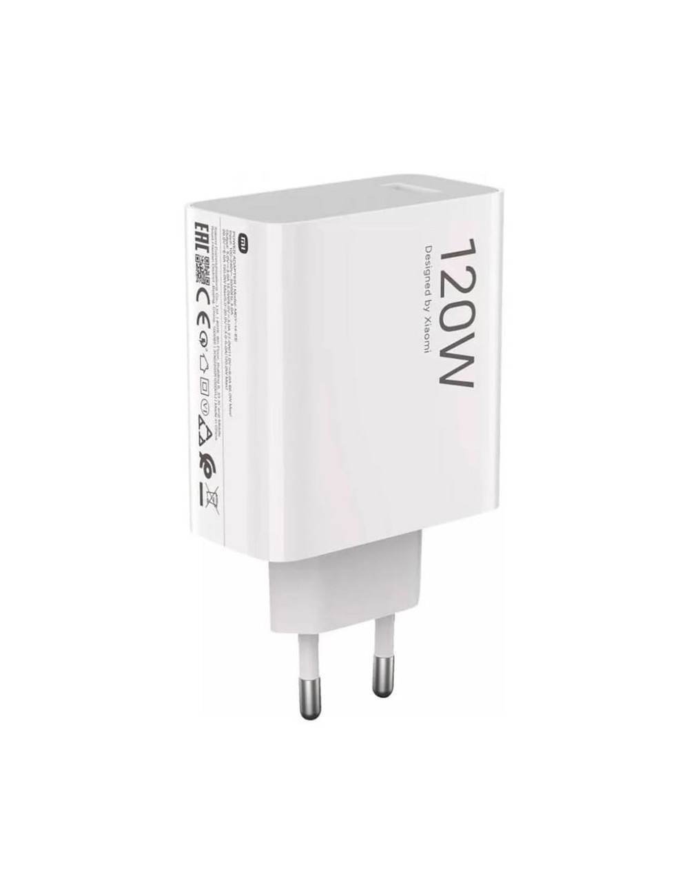 Cargador de Pared Xiaomi 120W HyperCharge Combo (Type-A)/ 1xUSB + Cable USB Tipo-C/ 120W