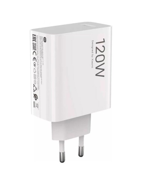 Cargador de Pared Xiaomi 120W HyperCharge Combo (Type-A)/ 1xUSB + Cable USB Tipo-C/ 120W