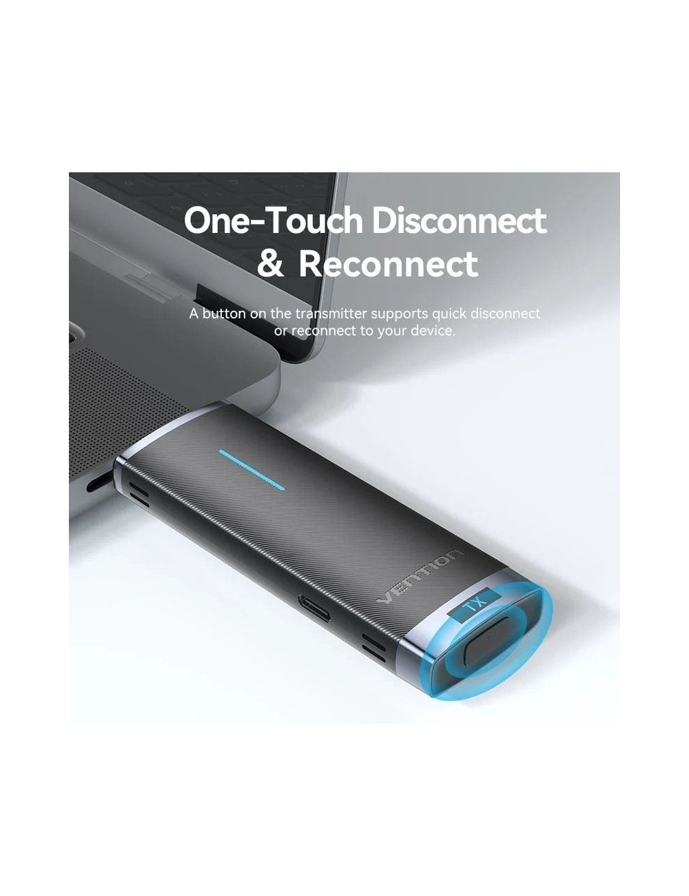 Adaptador de vídeo inalámbrico HDMI a HDMI Vention ADCL0