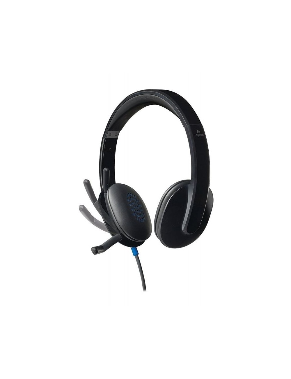 Auriculares Logitech H540/ con Micrófono/ USB/ Negros