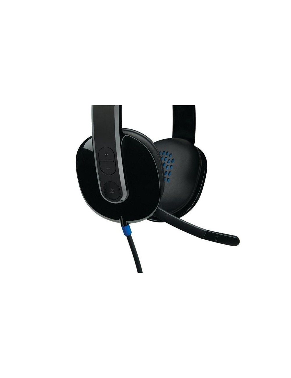 Auriculares Logitech H540/ con Micrófono/ USB/ Negros