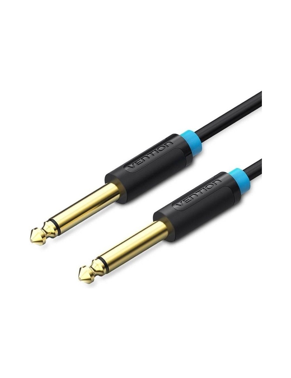 Cable Mono Vention BAABF/ Jack 6.5 Macho - Jack 6.5 Macho/ 1m/ Negro