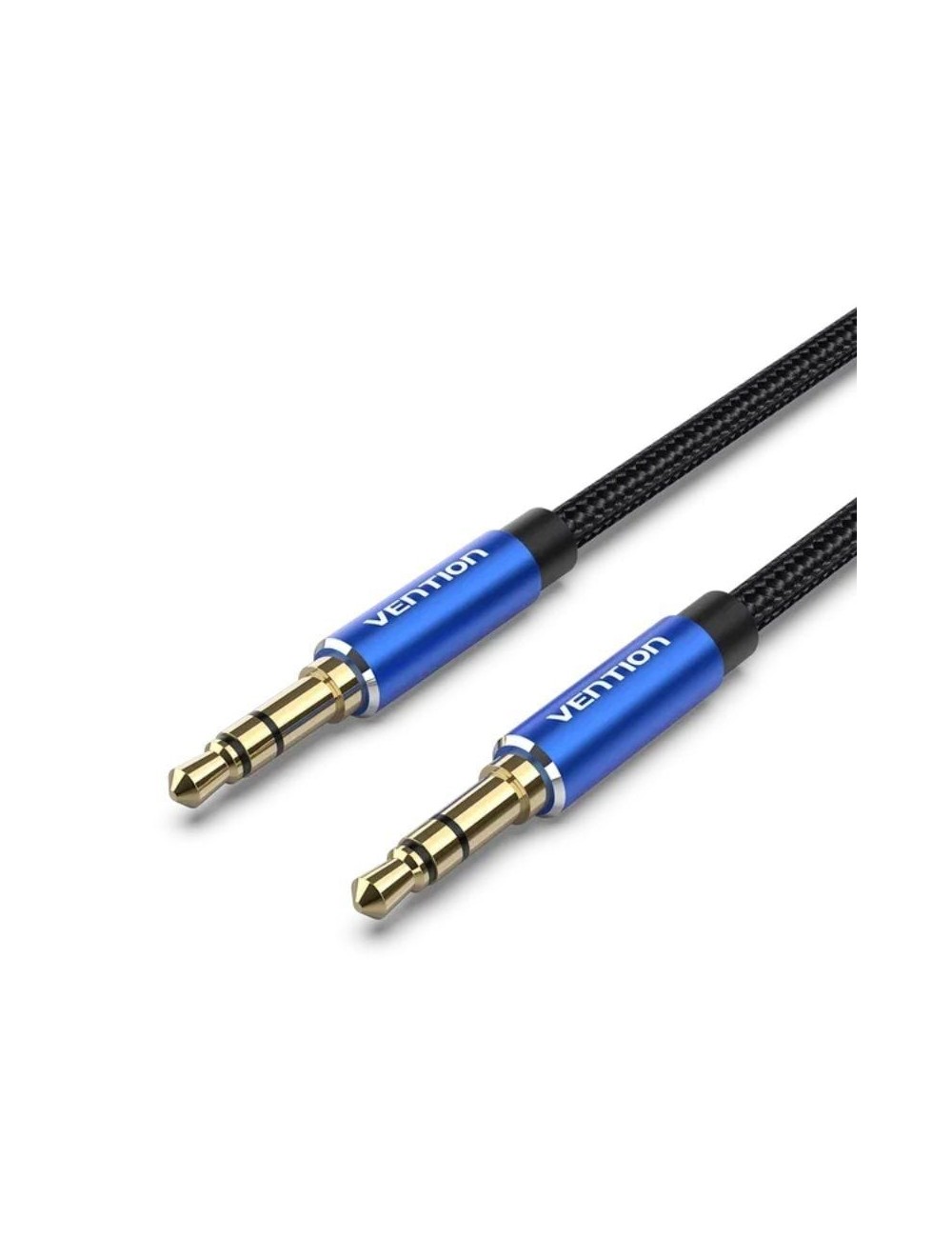 Cable Estéreo Vention BAWLD/ Jack 3.5 Macho - Jack 3.5 Macho/ 50cm/ Azul
