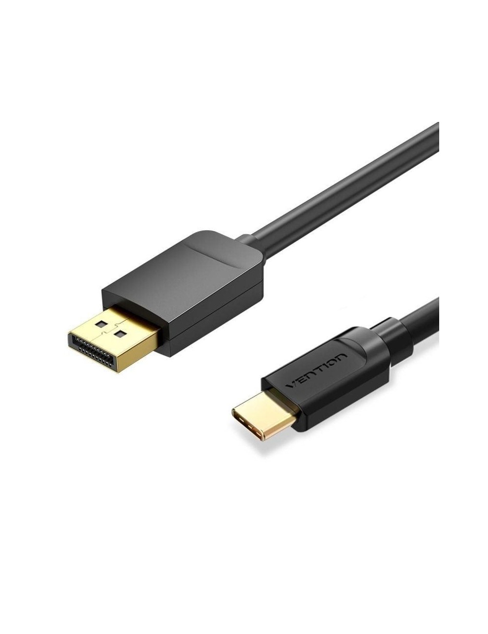 Cable Conversor Vention CGYBH/ USB Tipo-C Macho - DisplayPort Macho/ 2m/ Negro