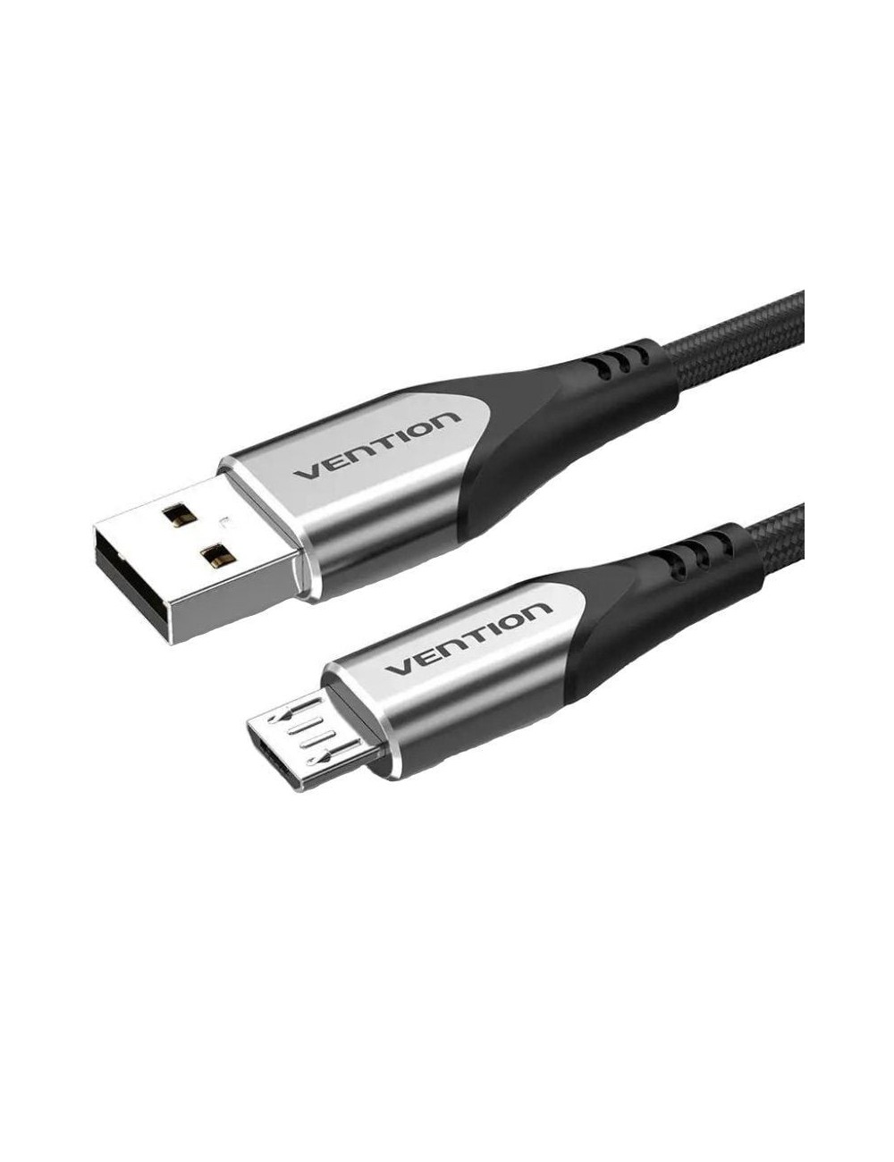 Cable USB 2.0 Vention COAHG/ USB Macho - MicroUSB Macho/ 480Mbps/ 1.5m/ Gris
