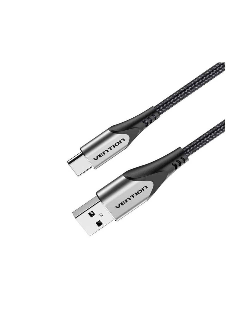 Cable USB 2.0 Tipo-C Vention CODHG/ USB Macho - USB Tipo-C Macho/ 480Mbps/ 1.5m/ Gris