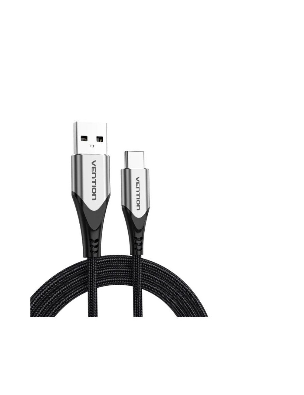 Cable USB 2.0 Tipo-C Vention CODHG/ USB Macho - USB Tipo-C Macho/ 480Mbps/ 1.5m/ Gris