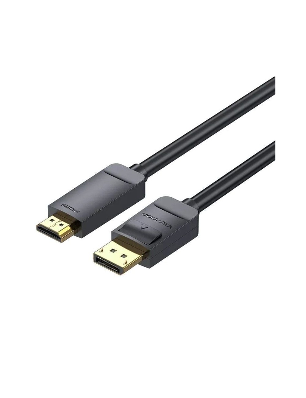 Cable Conversor Vention HAGBJ/ DisplayPort Macho - HDMI 4K Macho/ 5m/ Negro