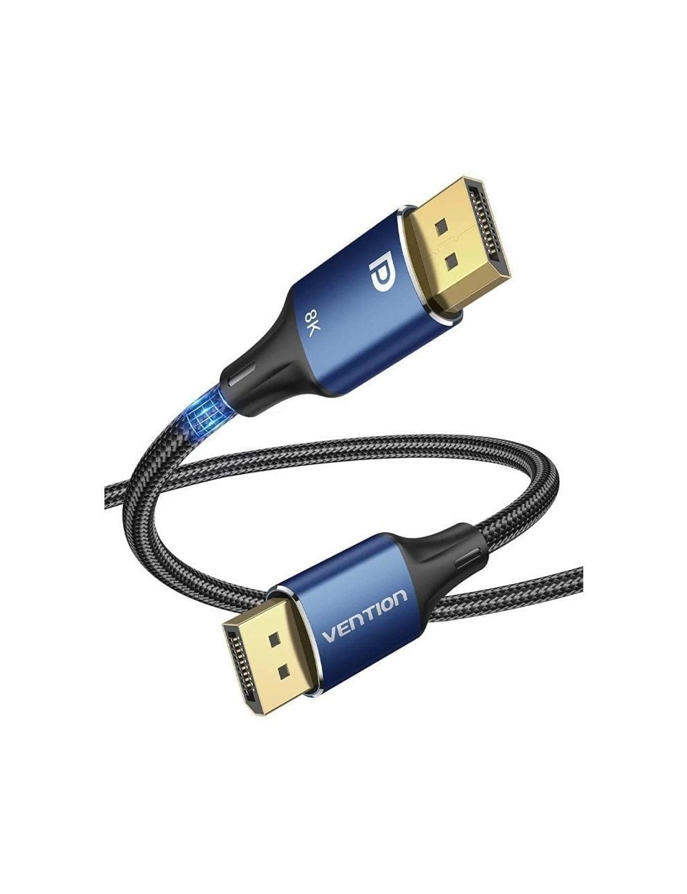 Cable DisplayPort 1.4 8K Vention HCELH/ DisplayPort Macho - DisplayPort Macho/ 2m/ Azul