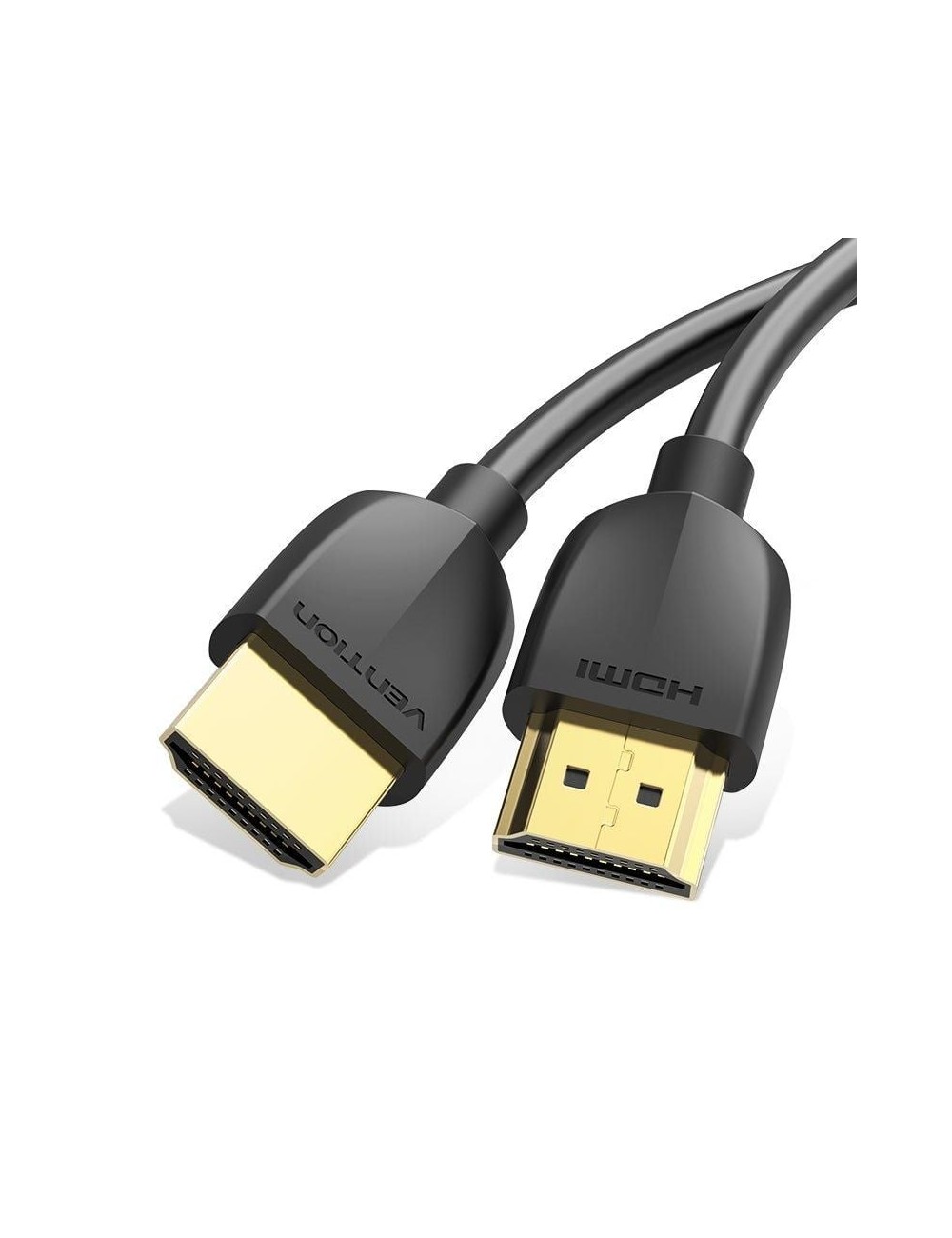 Cable HDMI 2.0 4K Portatil Vention AAIBH/ HDMI Macho - HDMI Macho/ 2m/ Negro