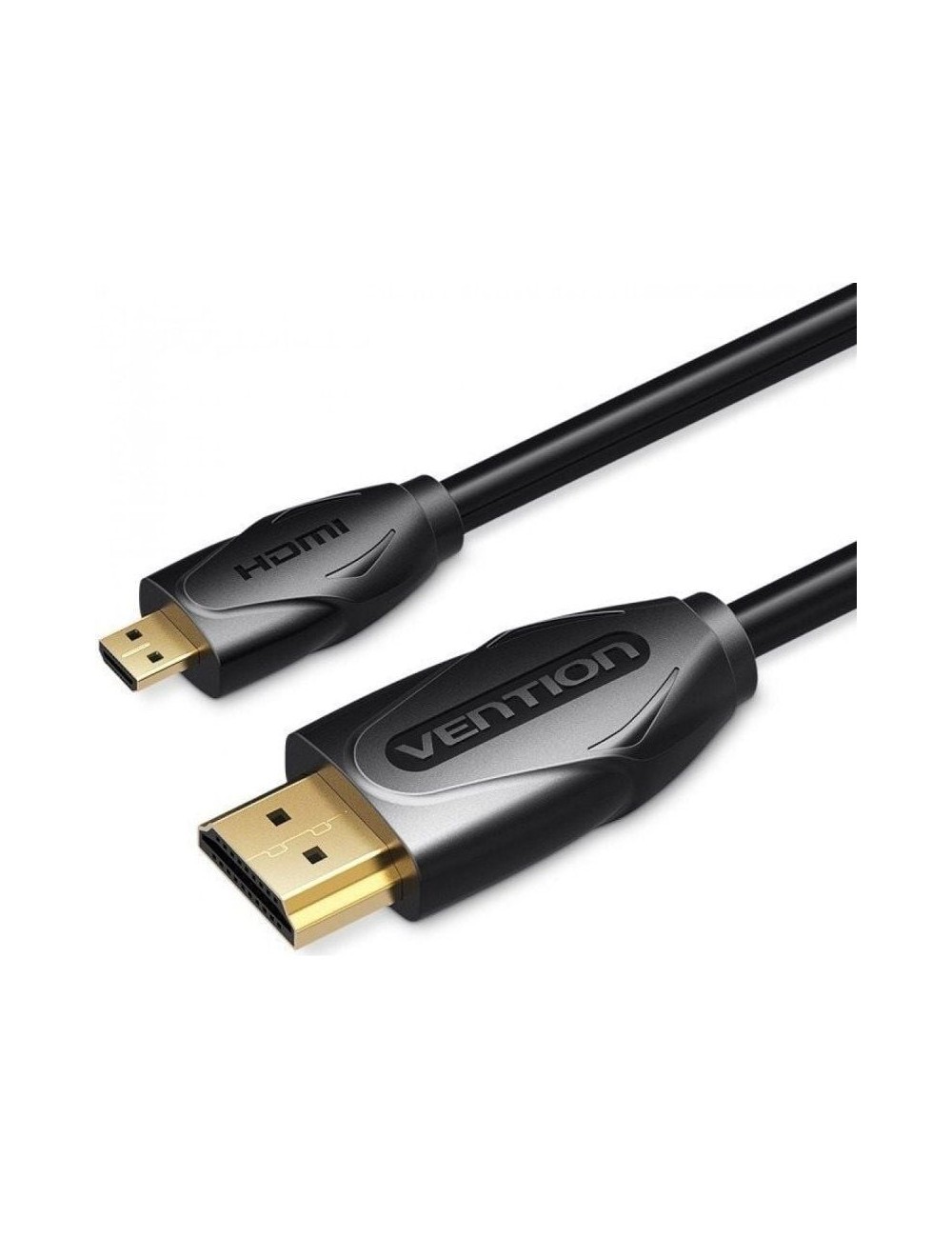 Cable HDMI Vention VAA-D03-B150/ HDMI Macho - Micro HDMI Macho/ 1.5m/ Negro