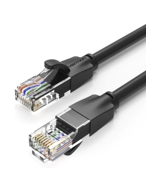 Cable de Red RJ45 UTP Vention IBEBY Cat.6/ 30cm/ Negro