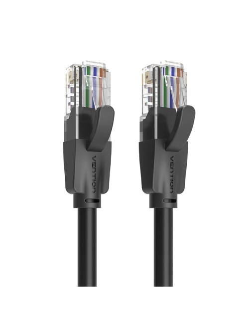 Cable de Red RJ45 UTP Vention IBEBY Cat.6/ 30cm/ Negro