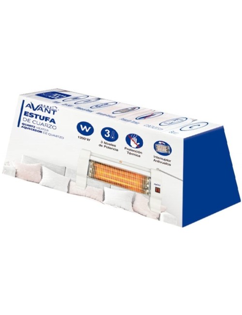 Estufa de Cuarzo Avant AV7552/ 3 niveles de potencia/ 1200W