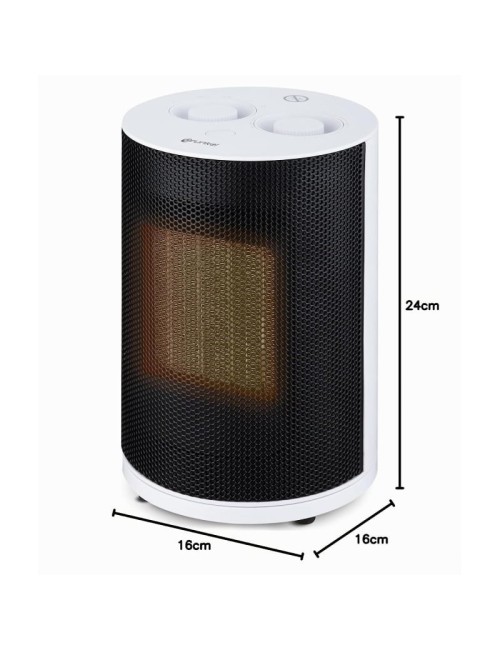 Calefactor Grunkel CAL-CE1800/ 1800W/ Termostato Regulable