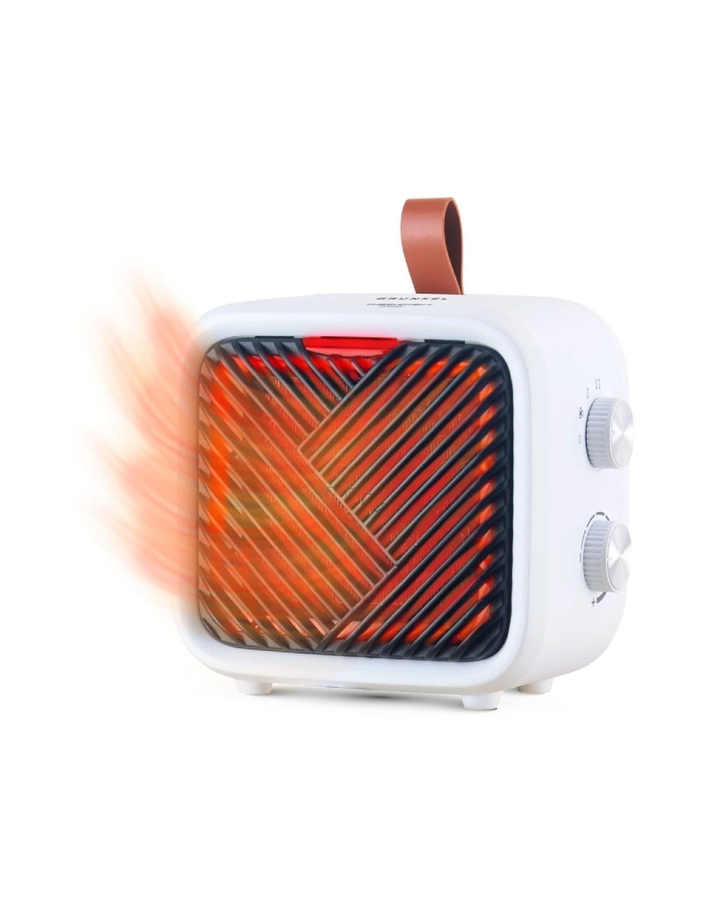 Calefactor Grunkel CF-1500CM/ 1500W/ Termostato Regulable