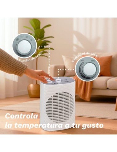Calefactor / Termoventilador Grunkel CF-2000LINE/ 2000W/ Termostato Regulable