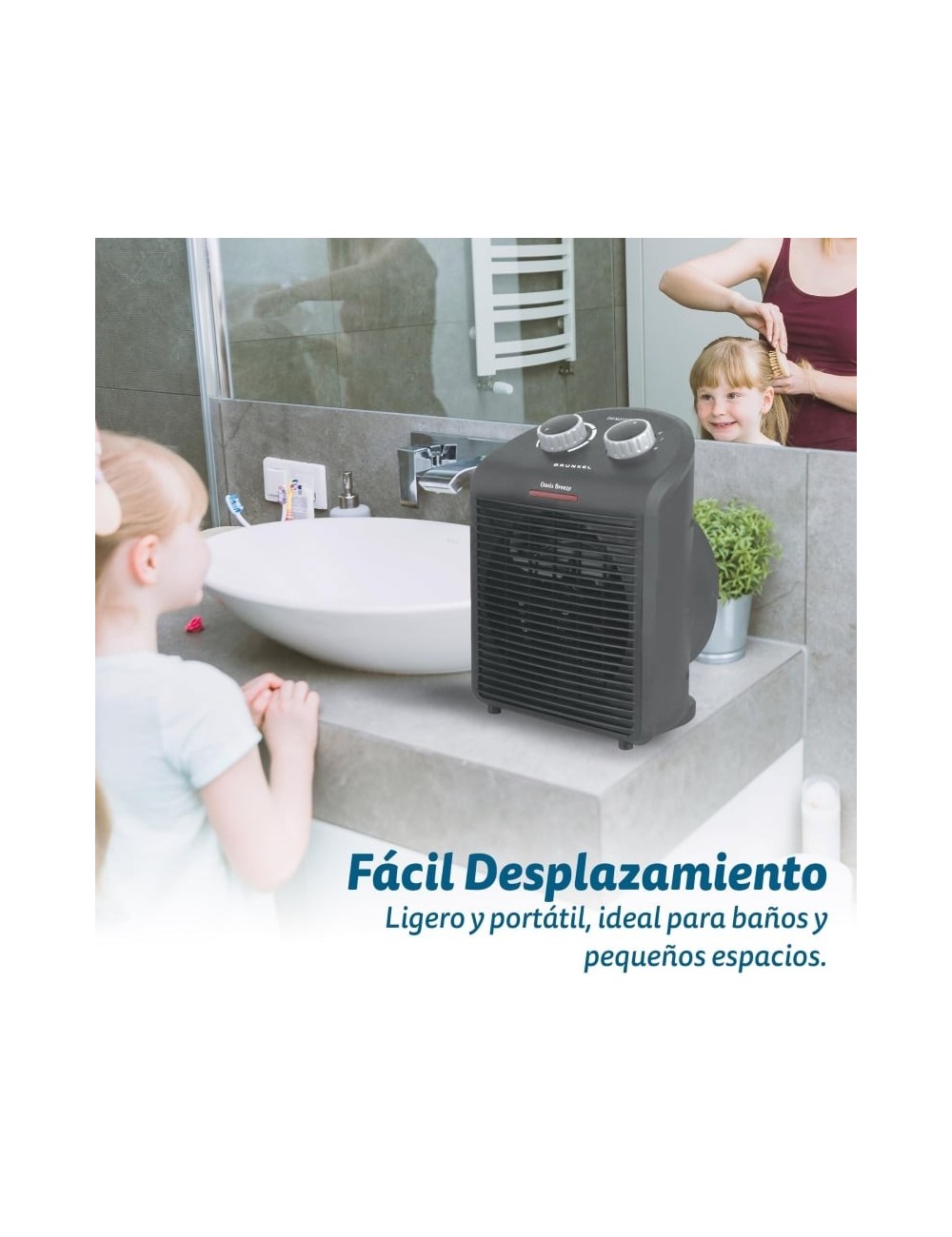 Calefactor / Termoventilador Grunkel WB-2000PLUSNG/ 2000W/ Termostato Regulable