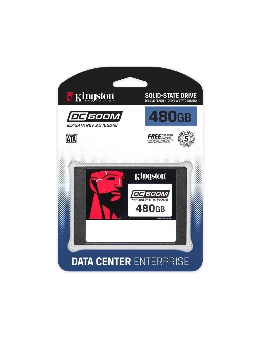 Disco SSD Kingston DC600M 480GB/ SATA III
