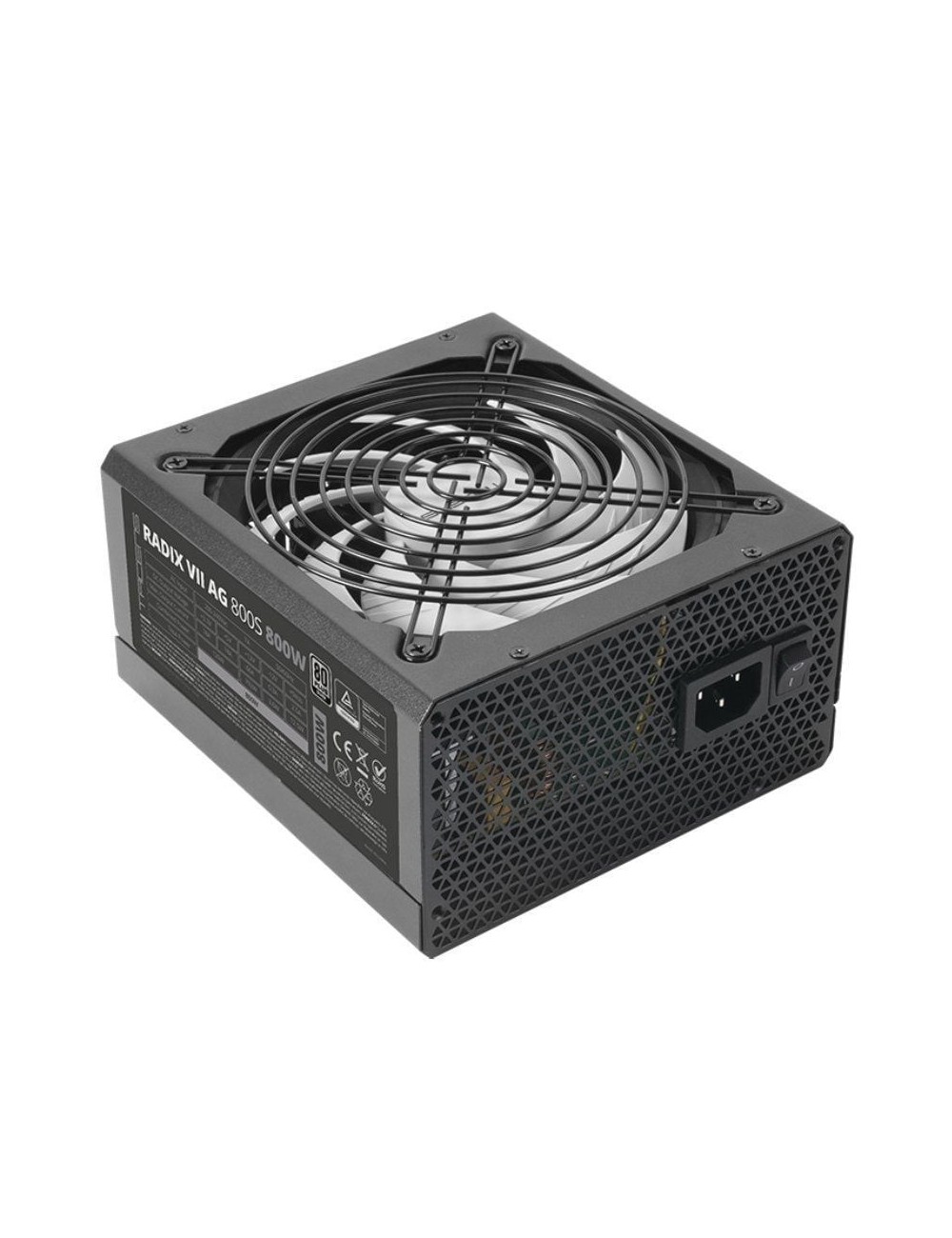Fuente de Alimentación Tacens Radix VII AG 800S/ 800W/ Ventilador 14cm/ 80 Plus Silver