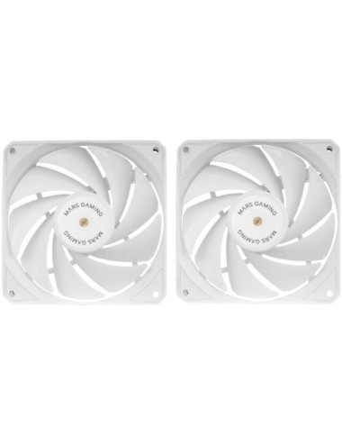 Pack 2 Ventiladores Mars Gaming MF-NCLX2/ 12cm