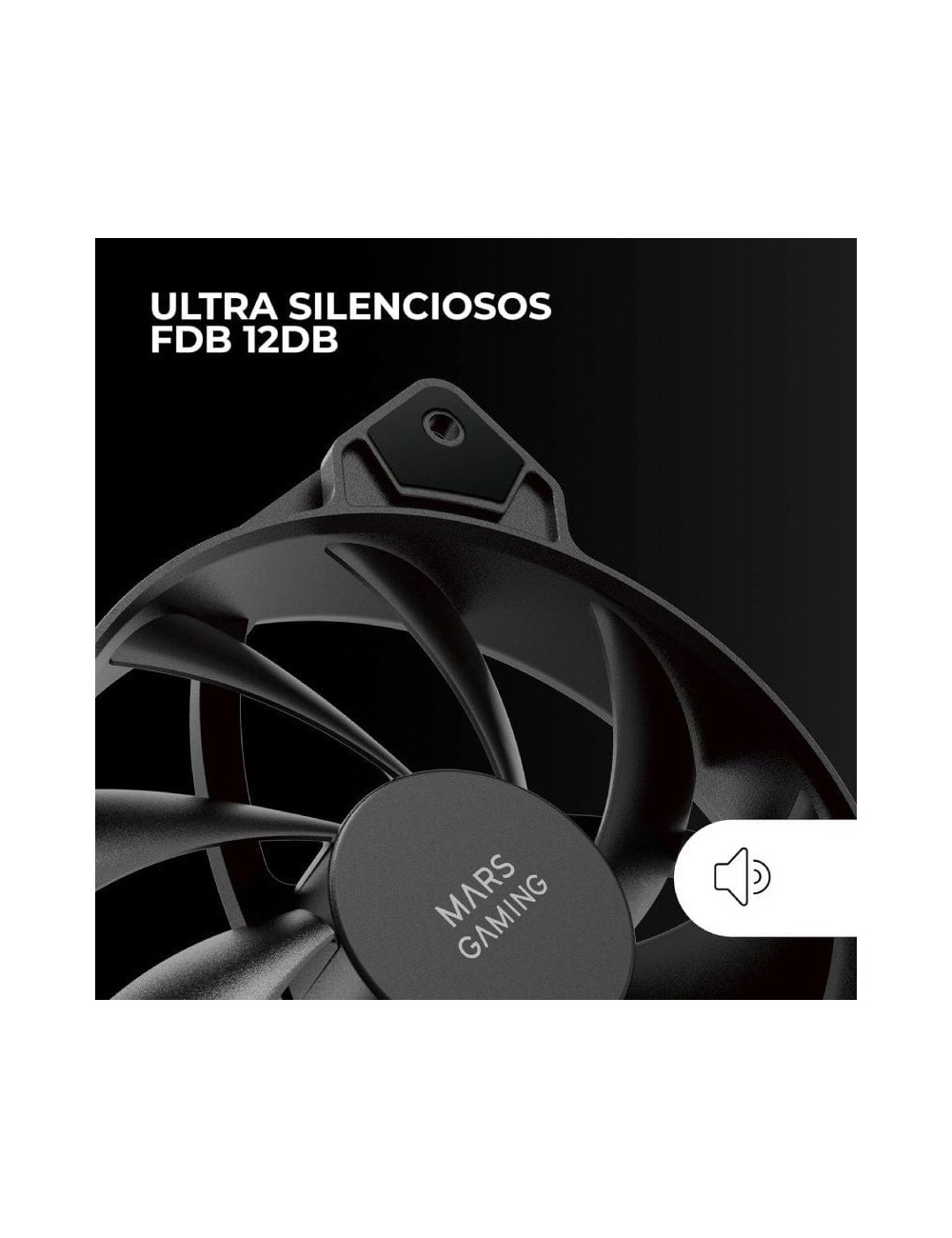 Pack 2 Ventiladores Mars Gaming MF-PROX2/ 12cm