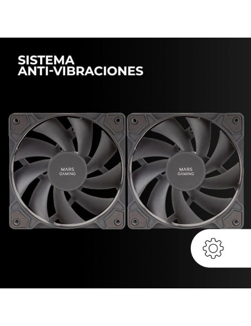 Pack 2 Ventiladores Mars Gaming MF-PROX2/ 12cm
