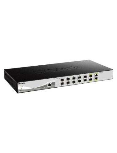 Switch Gestionable D-Link DXS-1210-12SC 10 Puertos SFP+/ 10G Ethernet 10/100/1000/ SFP